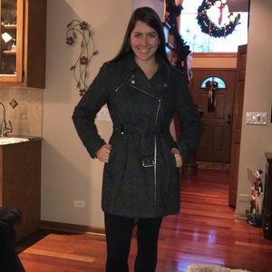 Michael Michael Kors wool blend grey Peacoat